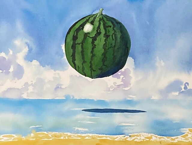 宙に浮くスイカ.jpg